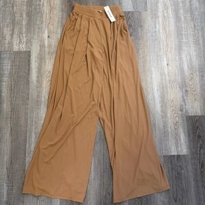 Three Bird Nest Camel Wide Leg Pants